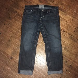 Nico Big Star 32 cropped, cuffed jeans